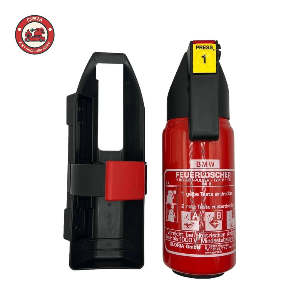 OEMExtinguishers - Bare BMW Branded Fire Extinguisher - 1Kg