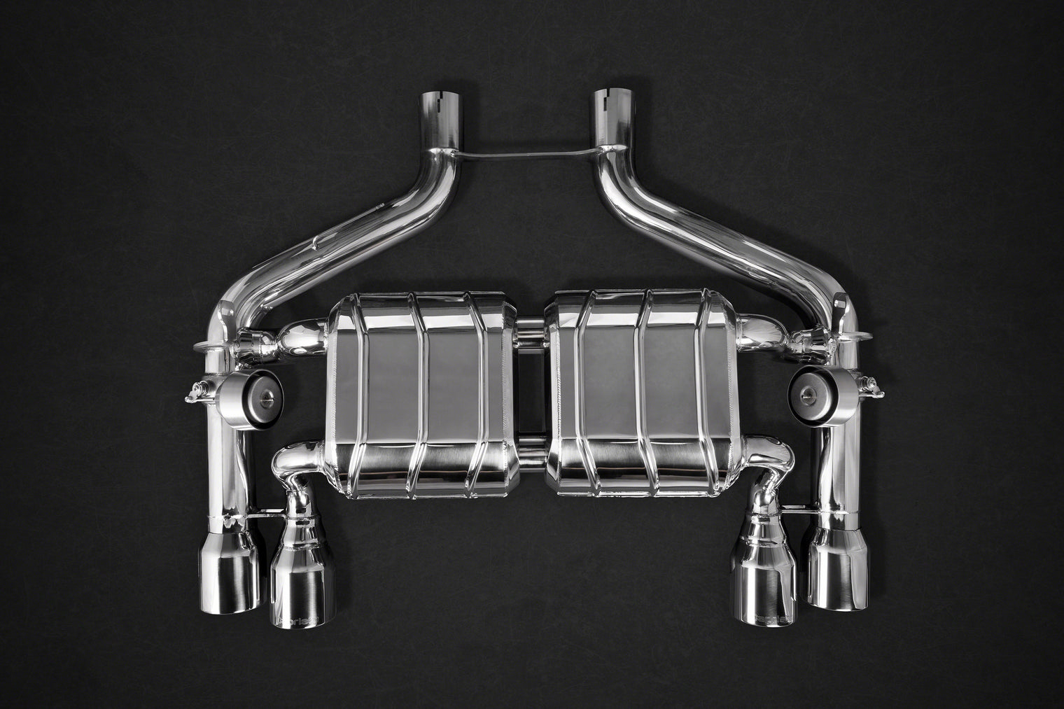 BMW M2 (F87) - ECE Valved Exhaust with Mid-Silencer Spare Pipes and Stainless Tips (CES3) image 2