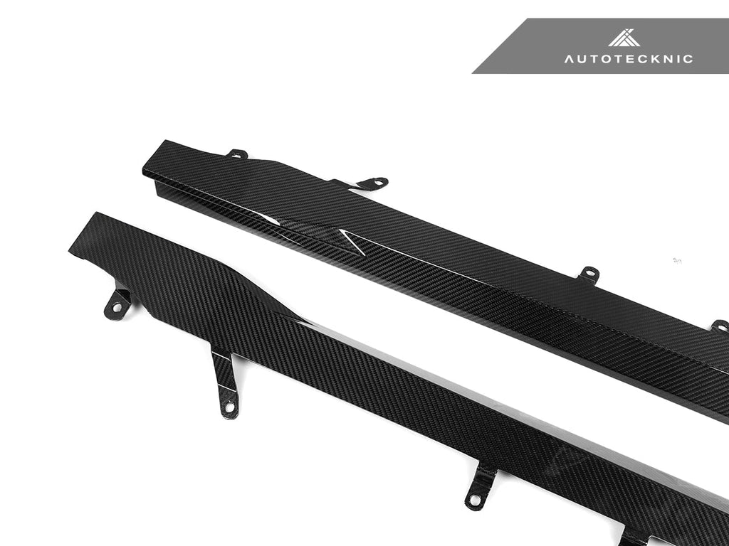 AutoTecknic Dry Carbon Fiber Side Skirt Extension Set - G87 M2