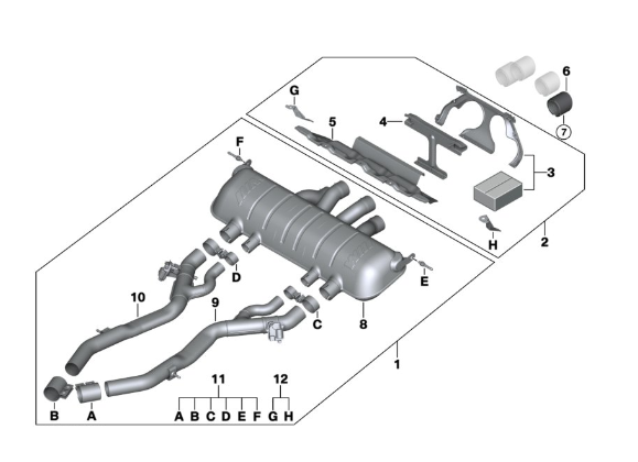 Genuine BMW - M Performance Exhaust System - BMW G87 M2