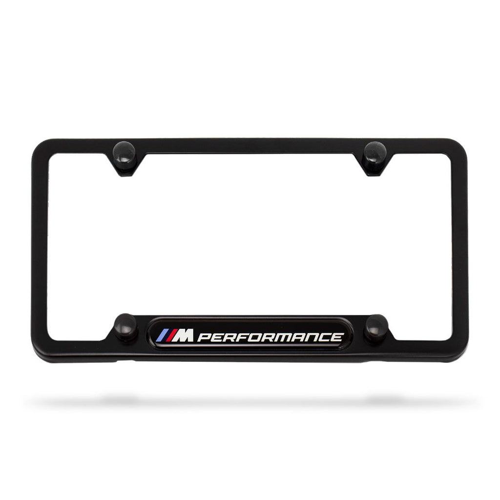 Genuine BMW - M Performance Stainless Steel License Plate Frame