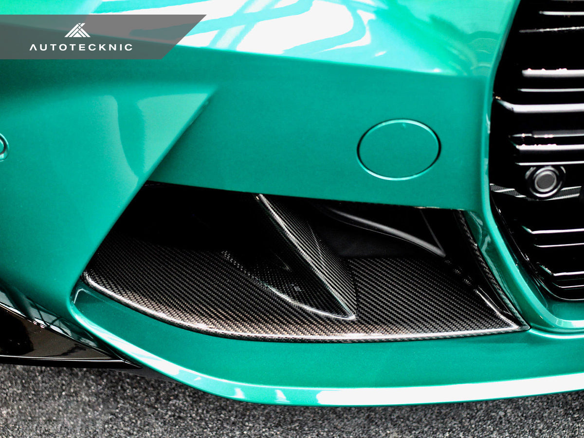 AutoTecknic Dry Carbon Lower Front Bumper Vent Set - G80 M3 | G82/ G83 M4