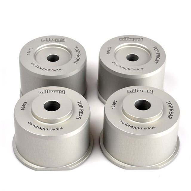 Millway Motorsport - Solid Aluminum Rear Subframe Bushings - BMW E46 M3
