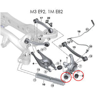 Millway Motorsport - Rear Lower Front Eccentric Control Arm Bushings - BMW E9X M3