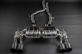 BMW M2 Competition/CS (F87) - Valved Exhaust with Mid-Silencer/OPF Delete, Wicrom Tips (OE Actuators) image 0