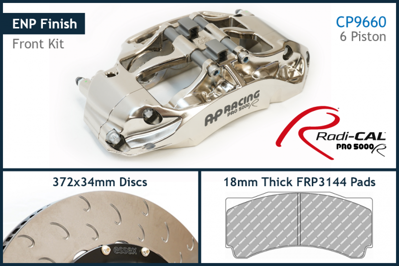 AP Racing -  Radi-CAL CP9660/372mm ENP Competition Front Brake Kit - Tesla Model 3/Model Y