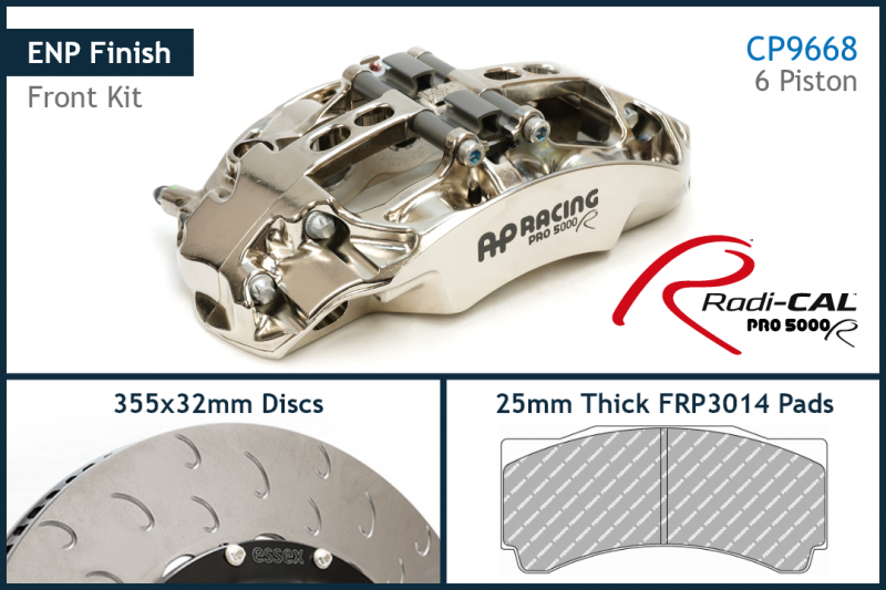 AP Racing -  Radi-CAL CP9668/355mm ENP Competition Front Brake Kit - BMW E36 M3