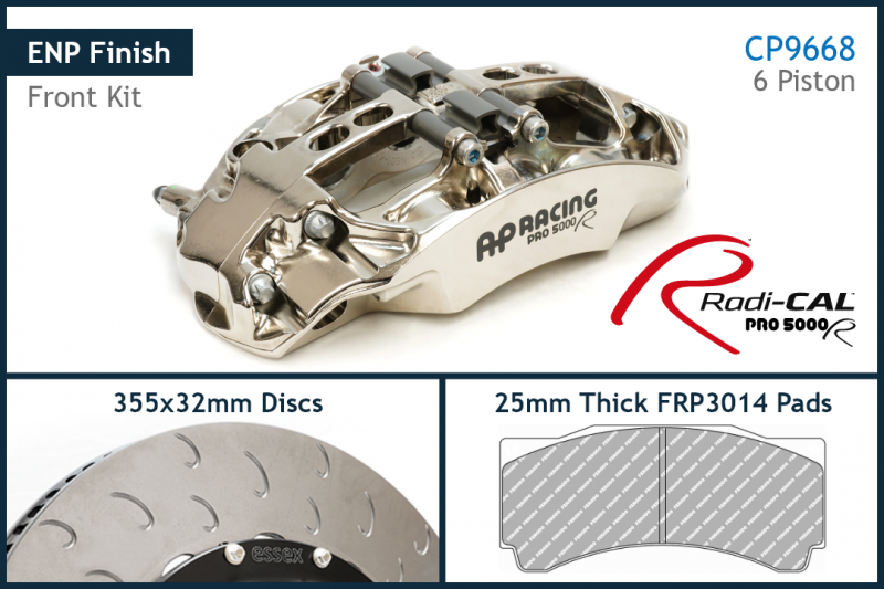 AP Racing -  Radi-CAL CP9668/355mm ENP Competition Front Brake Kit - BMW E36/7 Z3M