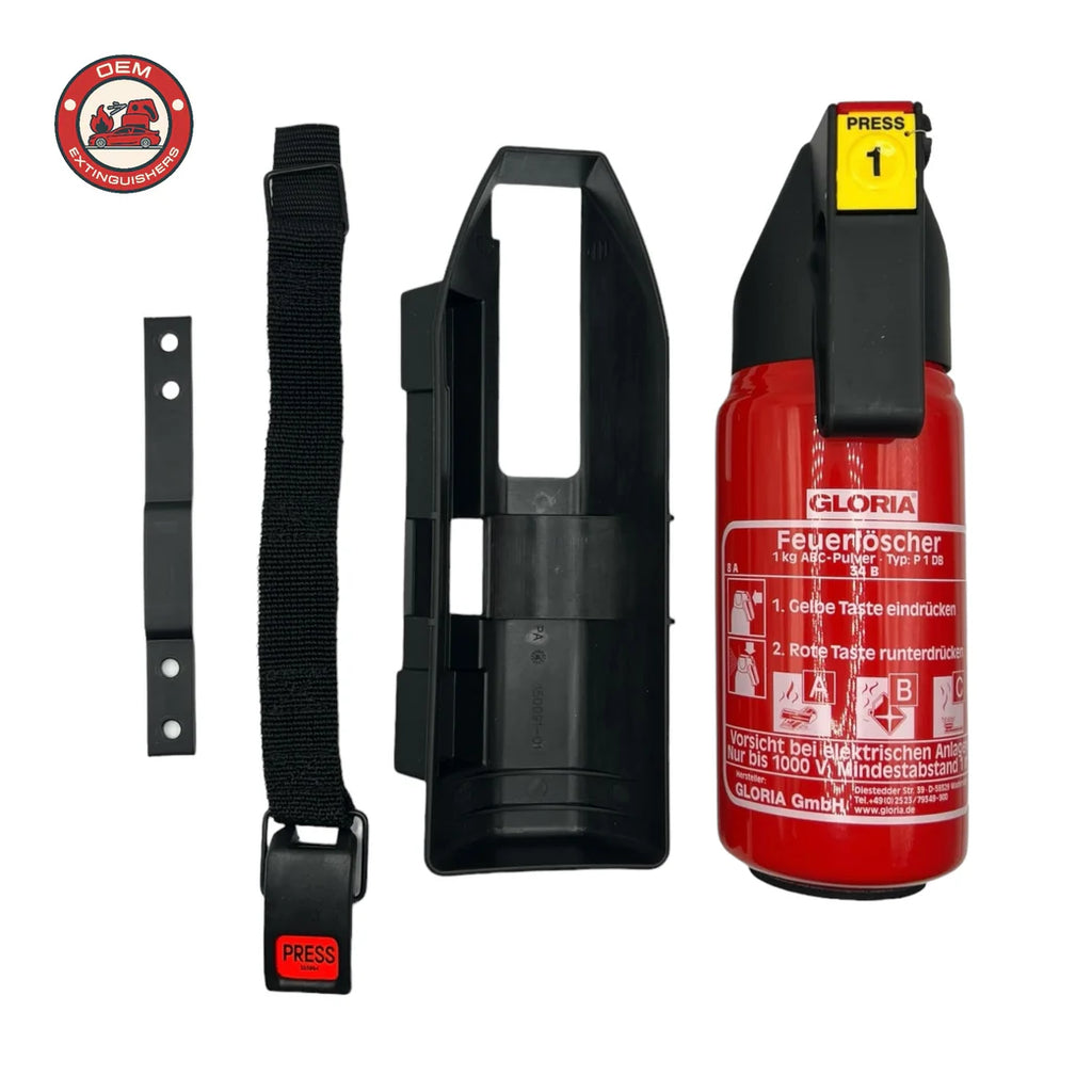 OEMExtinguishers - Gloria OEM Bare Branded Fire Extinguisher - 1Kg