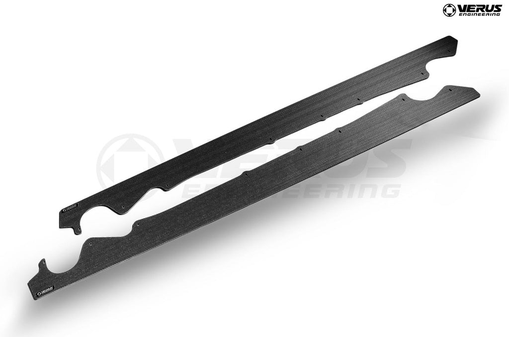 Verus Engineering - Carbon Polyweave Side Splitter Kit - BMW G87 M2