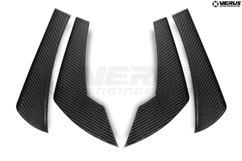 【新品】Aerus Composites C4 Carbon Wing Ber Verus Engineering - Dive Plane Kit/Dual Element - BMW G8X M3/M4