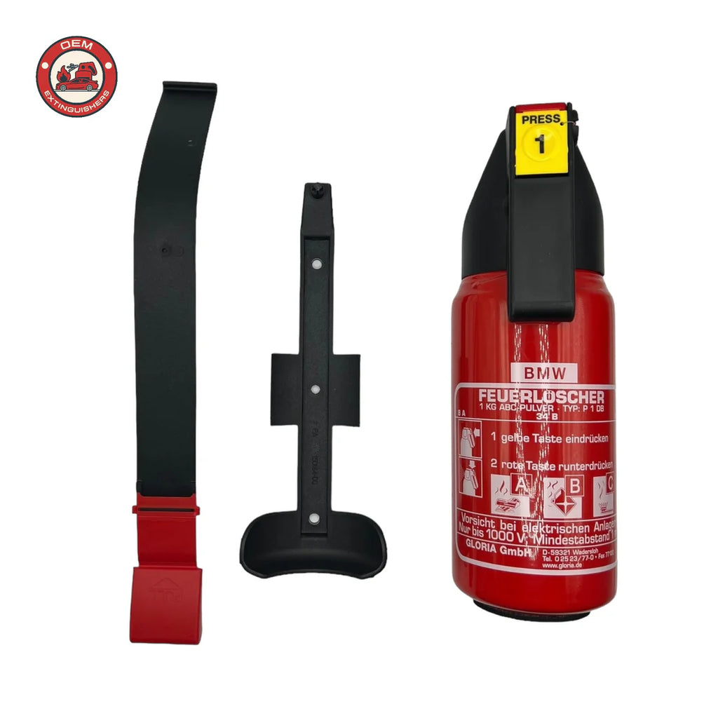 OEMExtinguishers - Bare BMW Branded Fire Extinguisher - 1Kg