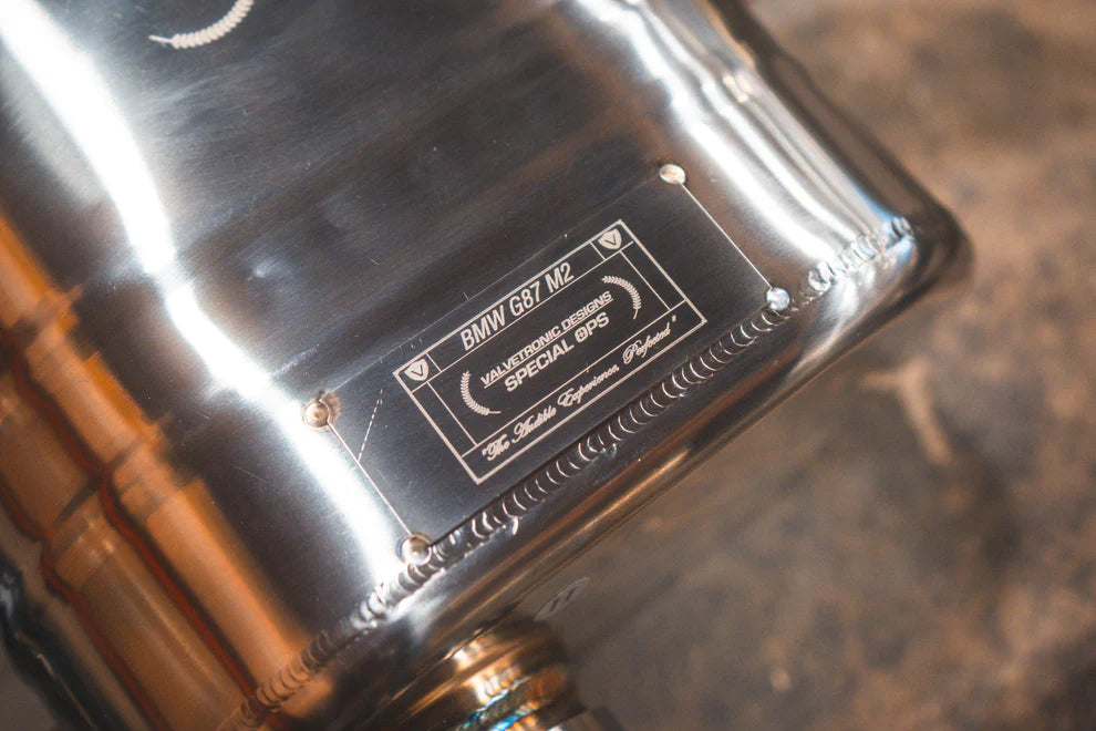 Valvetronic Designs - Valved Sport Exhaust System - BMW G87 M2