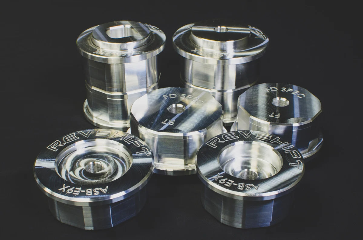 Revshift - Solid Aluminum Rear Subframe Bushings - BMW E9X M3
