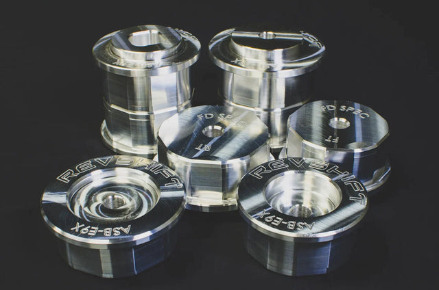 Revshift - Solid Aluminum Rear Subframe Bushings - BMW E82 1M