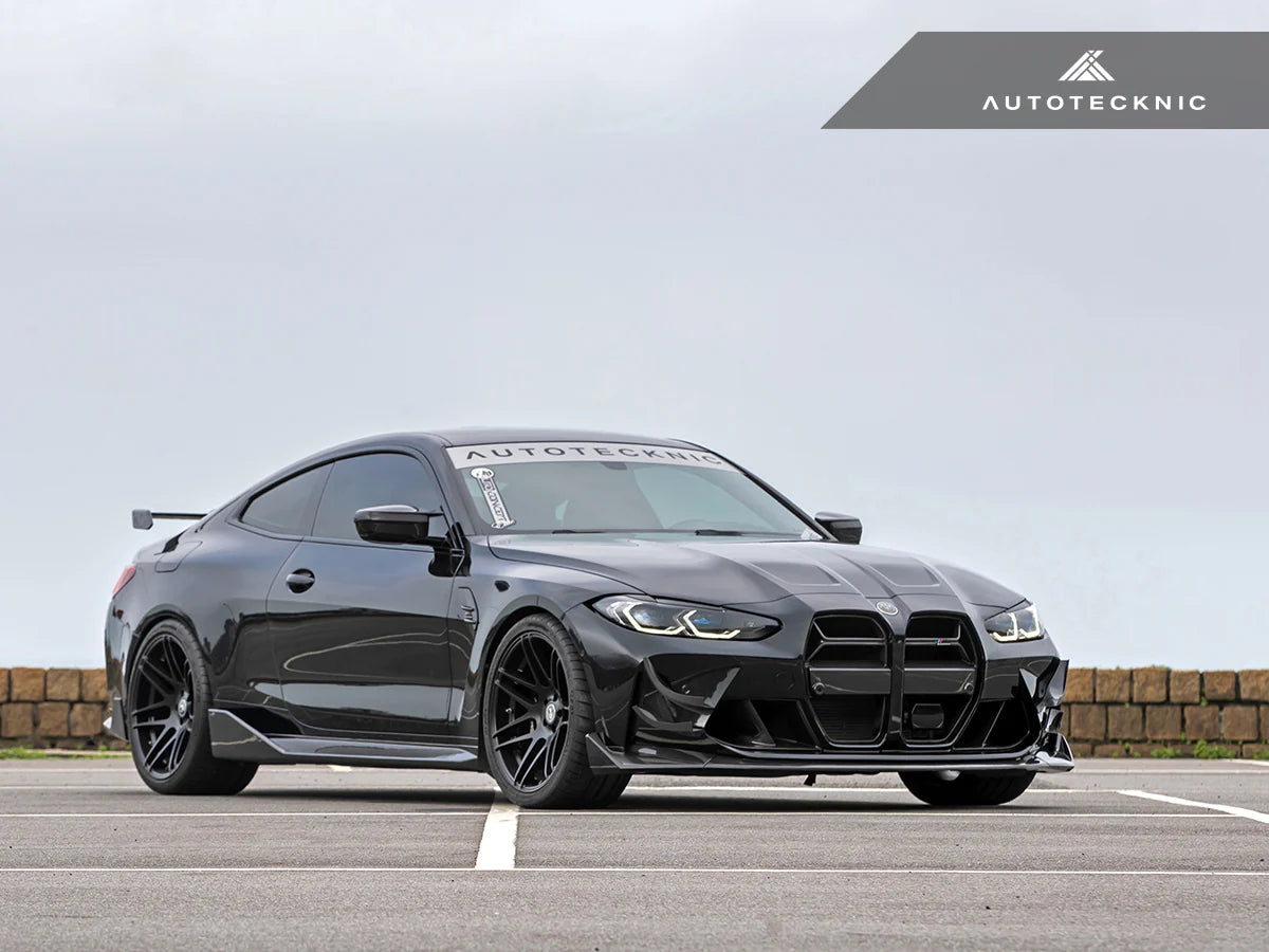 Autotecknic - GT4 Dry Carbon Bumper Canard Set - BMW G8X M3/M4