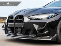 Autotecknic - GT4 Dry Carbon Bumper Canard Set - BMW G8X M3/M4