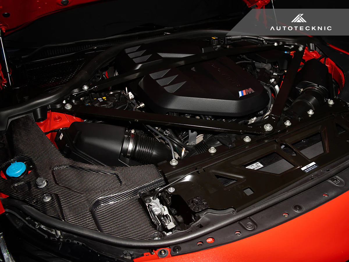 AutoTecknic Dry Carbon V2 Engine Bay Trim Set - BMW G87 M2