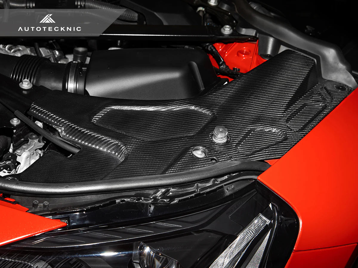 AutoTecknic Dry Carbon V2 Engine Bay Trim Set - BMW G87 M2