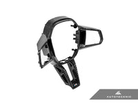 AutoTecknic - Carbon Alcantara Steering Wheel Trim - G90 M5
