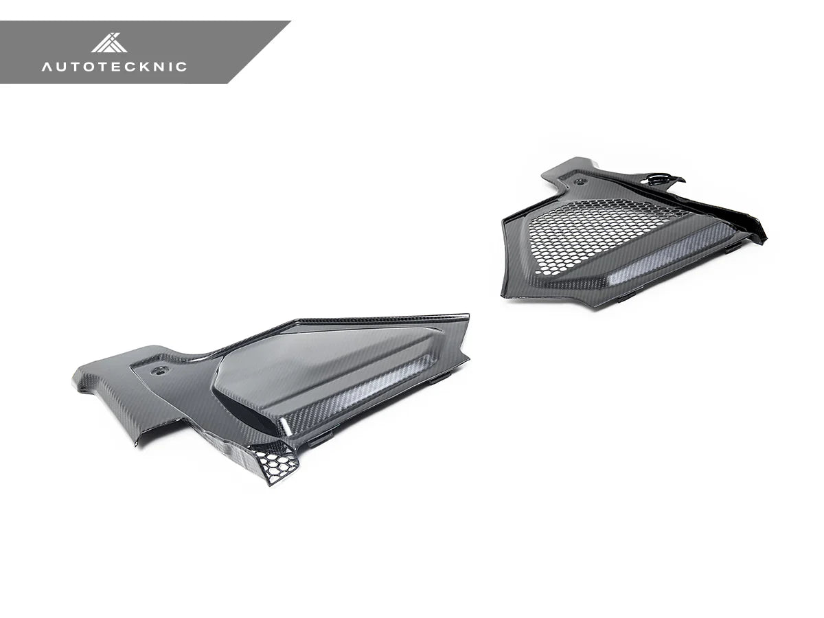 Autotecknic - Dry Carbon Engine Cowl Panel Trim Set - BMW G8X M2/M3/M4