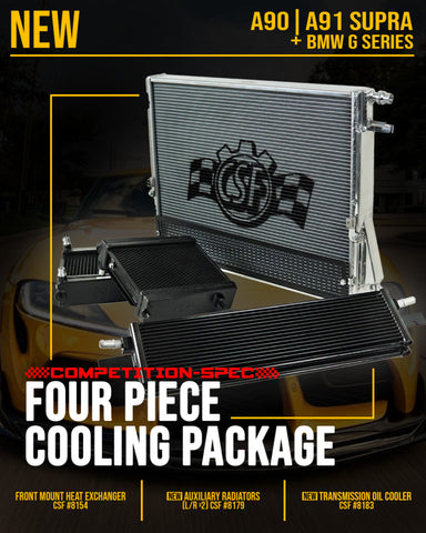 CSF - 4-Piece Competition-Spec Cooling Package- Toyota A90 Supra