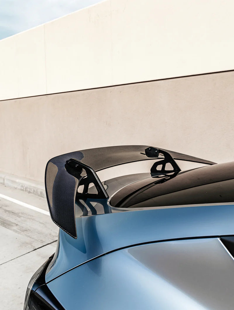 ADRO - Premium Prepreg AT-S Carbon Fiber Swan Neck Wing - Tesla Model Y