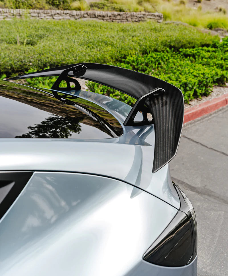 ADRO - Premium Prepreg AT-S Carbon Fiber Swan Neck Wing - Tesla Model Y