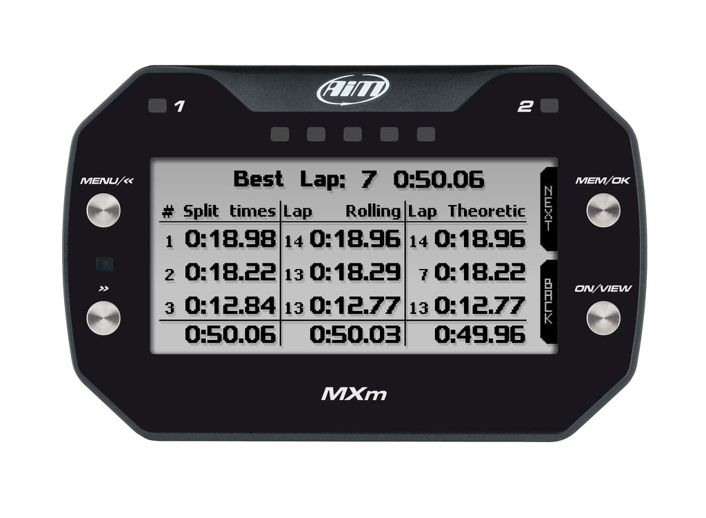 AIM - MXm LCD Compact Dash Logger