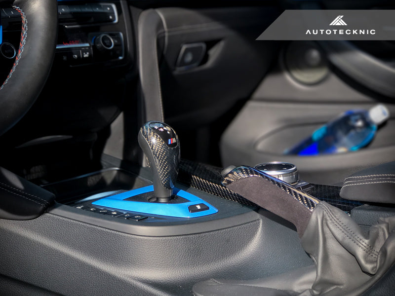 AutoTecknic Carbon Alcantara E-Brake Handle - BMW F-Chassis