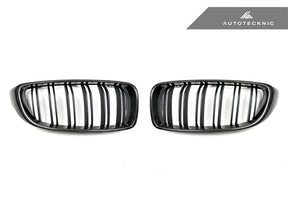 AutoTecknic Carbon Fiber Dual-Slats Front Grille Set - F32/ F36 4-Series | F80 M3 | F82 M4