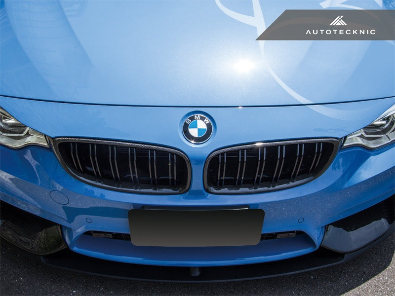 AutoTecknic Carbon Fiber Dual-Slats Front Grille Set - F32/ F36 4-Series | F80 M3 | F82 M4