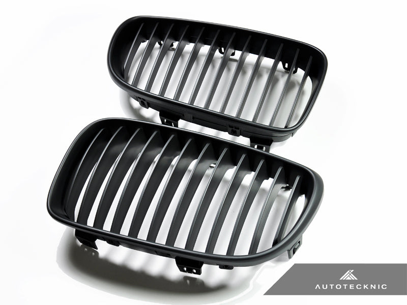 AutoTecknic Stealth Black Front Grille Set - E82 1-Series & 1M