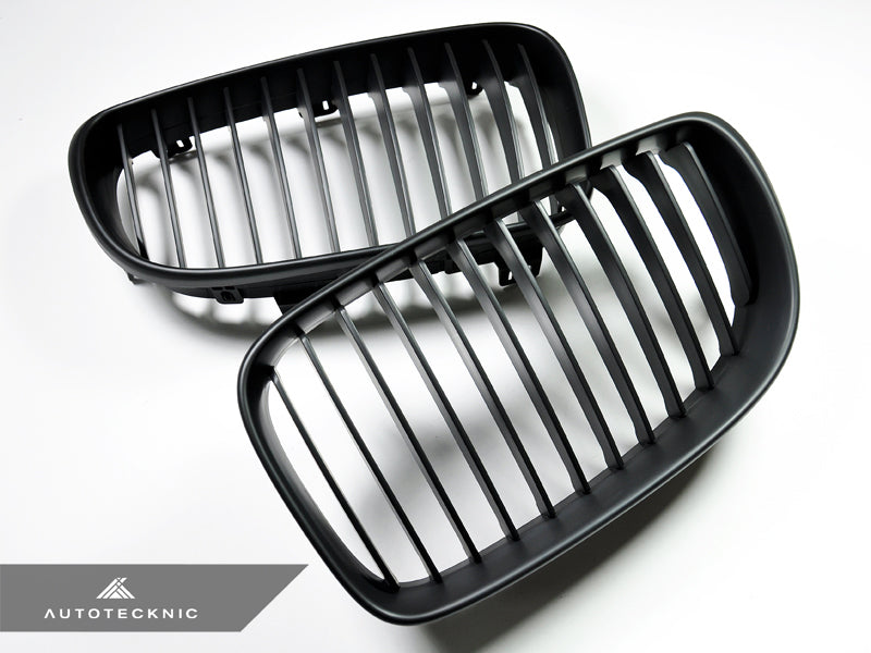 AutoTecknic Stealth Black Front Grille Set - E82 1-Series & 1M