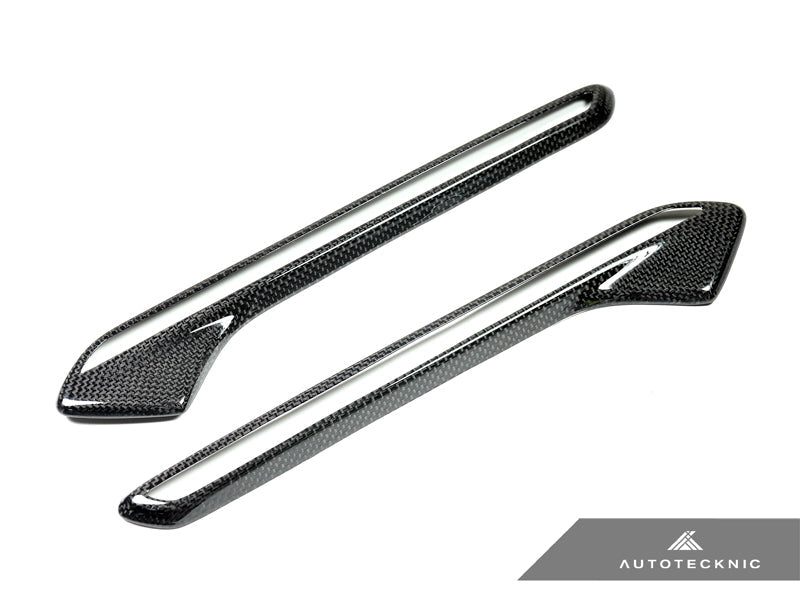 AutoTecknic Dry Carbon Fender Light Trim Set - F06 M6 Gran-Coupe | F12 M6 Cabrio | F13 M6 Coupe