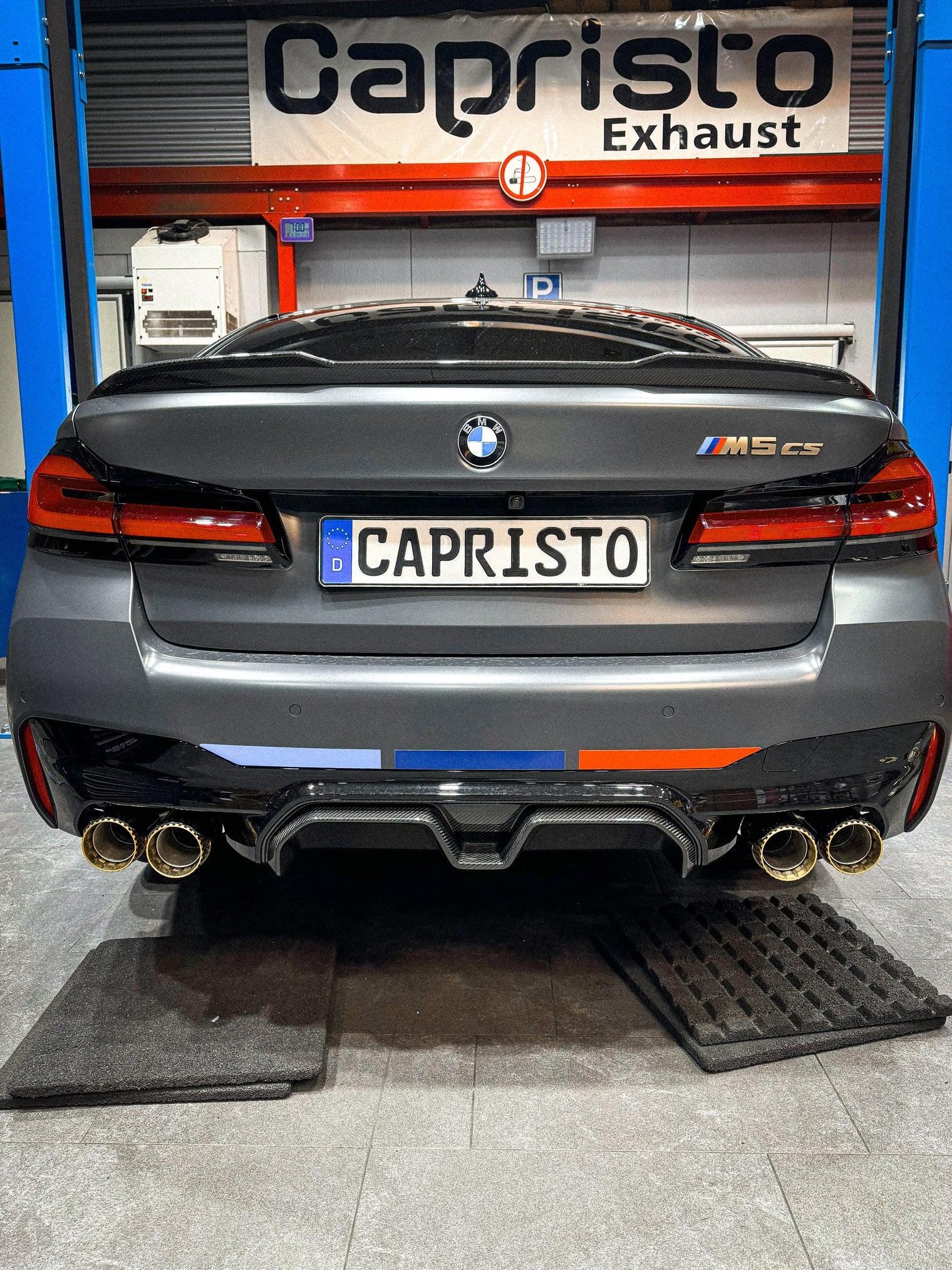 Capristo - Valved Axleback Exhaust w/ Wicrom Tips - BMW F90 Competition