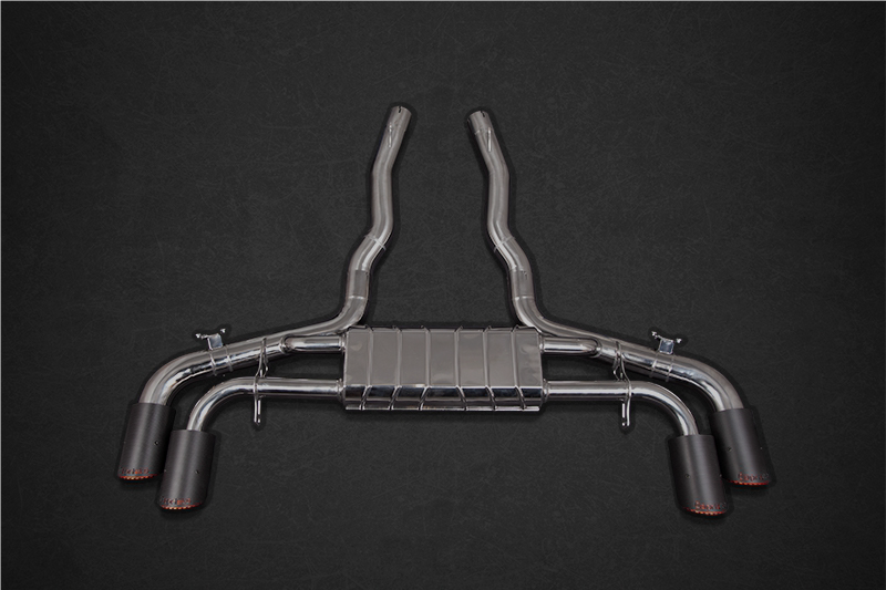 Capristo - Valved Full Exhaust System  w/Carbon Fiber Tips - BMW F95/F96 X5M/X6M