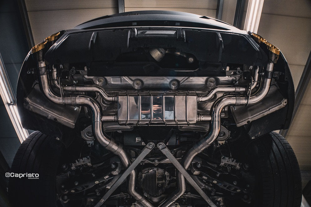 Capristo - Valved Catback Exhaust System w/ Wicrom Tips - BMW G09 XM