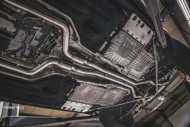 Capristo - Valved Full Exhaust w/ 200cpsi Sports Cats & Wicrom Tips - BMW G09 XM