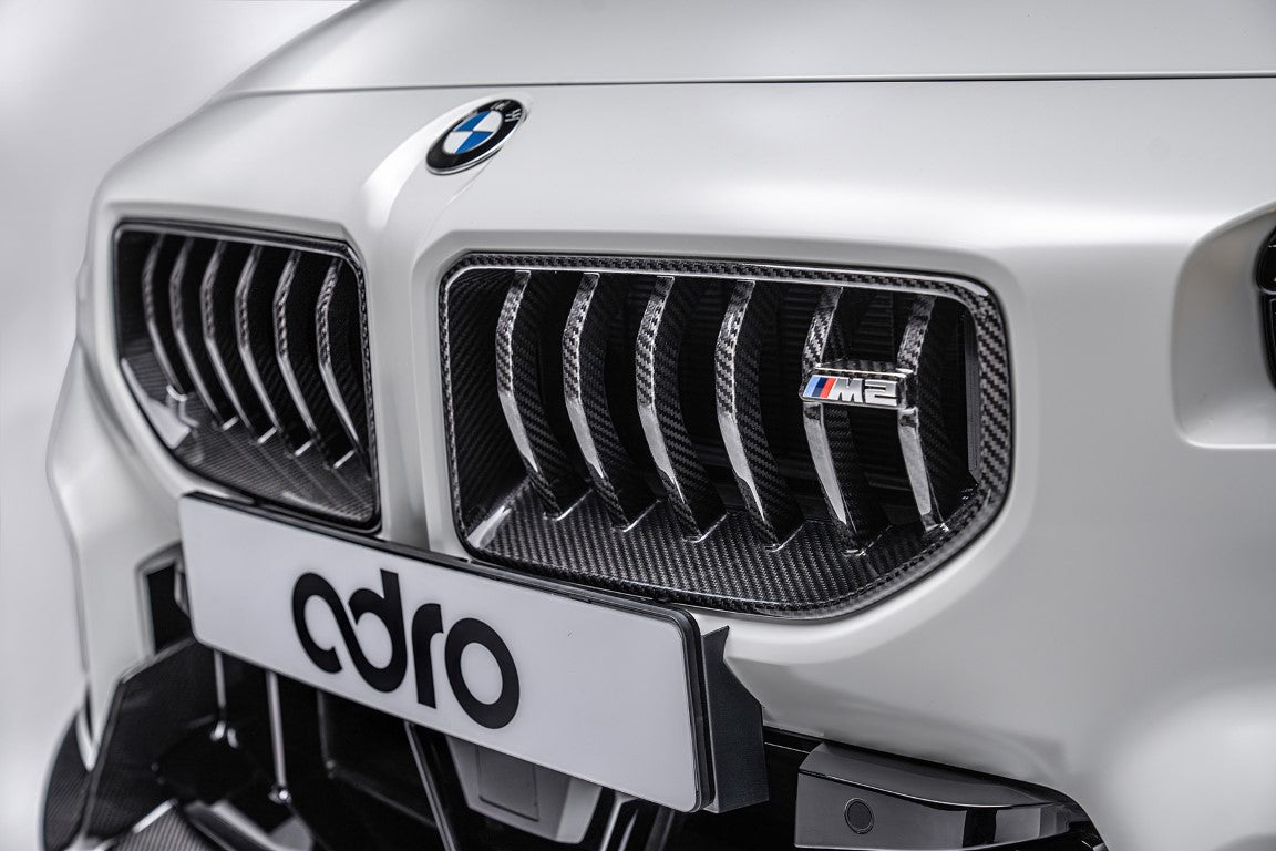 ADRO - Premium Prepreg Carbon Fiber Vertical Front Grilles - BMW G87 M2