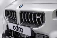 ADRO - Premium Prepreg Carbon Fiber Vertical Front Grilles - BMW G87 M2