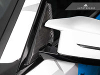 AutoTecknic - Dry Carbon Side Mirror Wind Deflector Set - BMW G87 M2