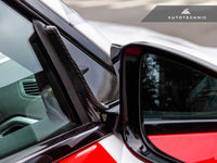 AutoTecknic - Dry Carbon Side Mirror Wind Deflector Set - BMW G87 M2