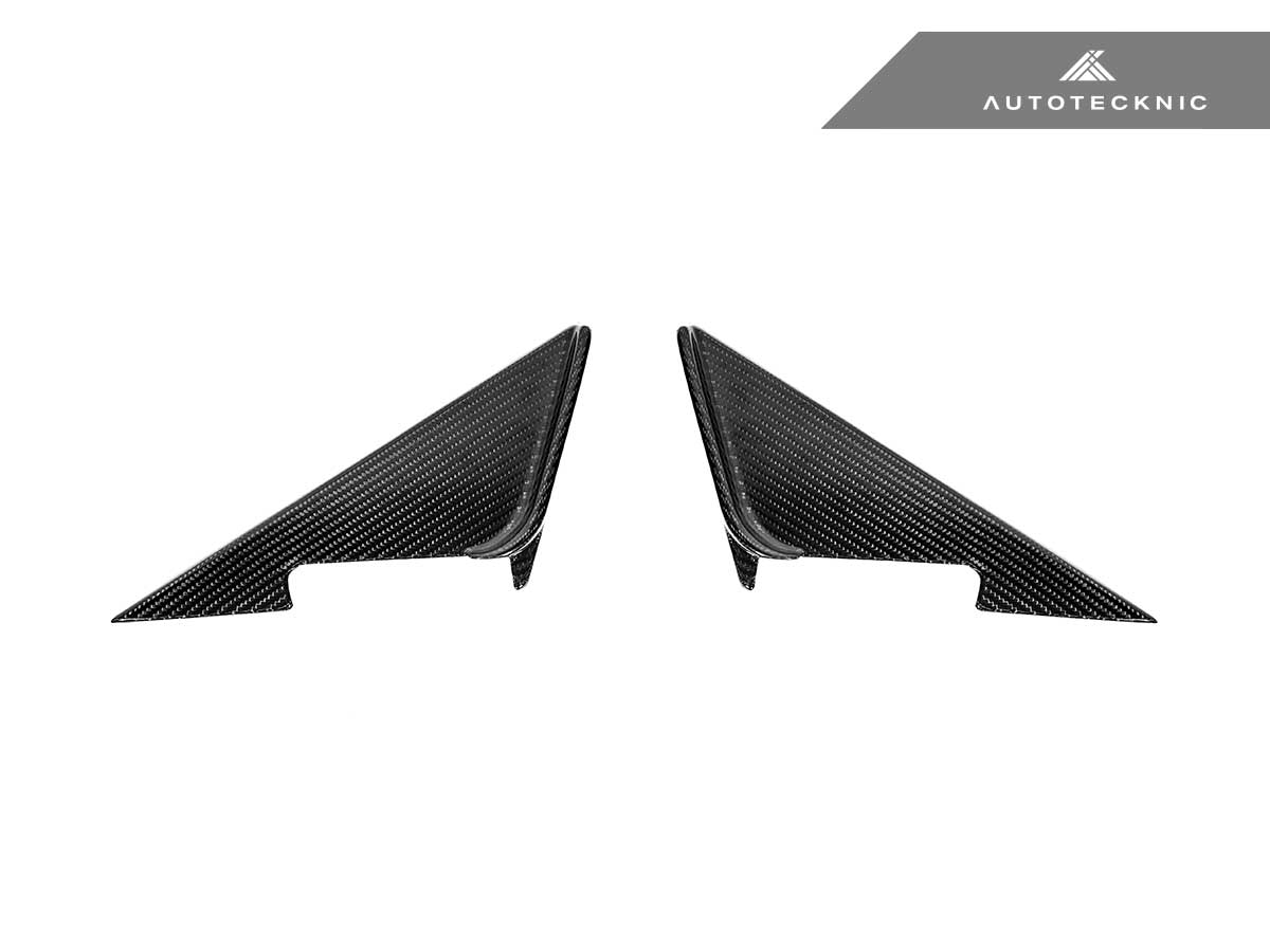 AutoTecknic - Dry Carbon Side Mirror Wind Deflector Set - BMW G87 M2