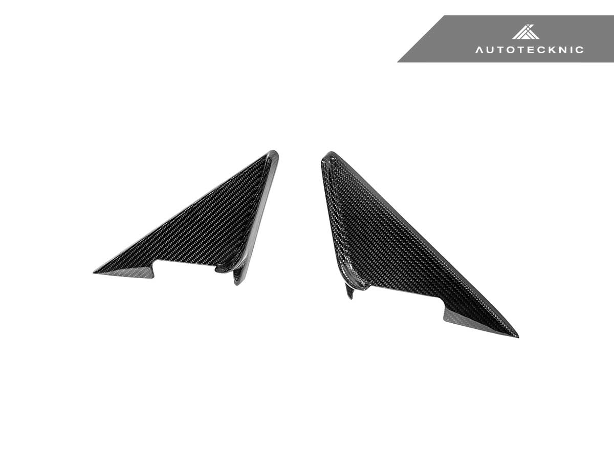 AutoTecknic - Dry Carbon Side Mirror Wind Deflector Set - BMW G87 M2