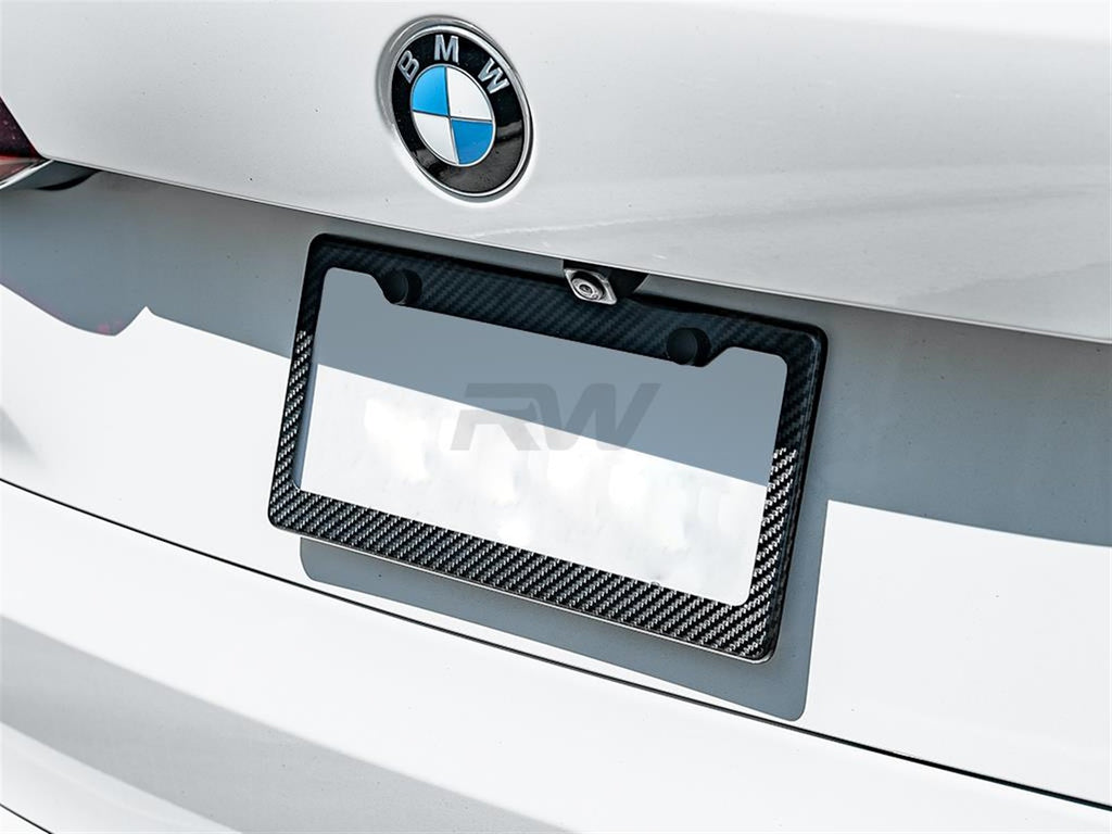 RW Carbon - Carbon Fiber License Plate Frame