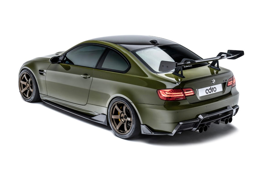 ADRO - Premium Prepreg AT-R1 Carbon Fiber Swan Neck Wing - BMW E92 M3