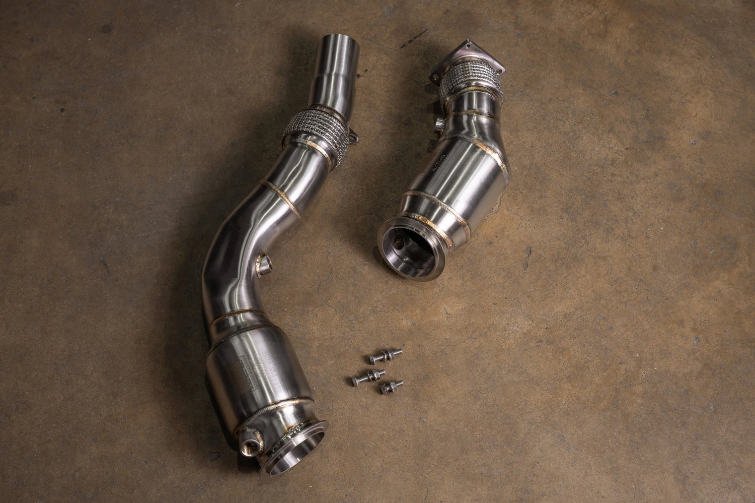 Valvetronic Designs - Stainless High-Flow Catted Downpipes (400 Cell) - BMW F8X M2/M3/M4