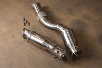 Valvetronic Designs - Stainless High-Flow Catted Downpipes (400 Cell) - BMW G8X M2/M3/M4