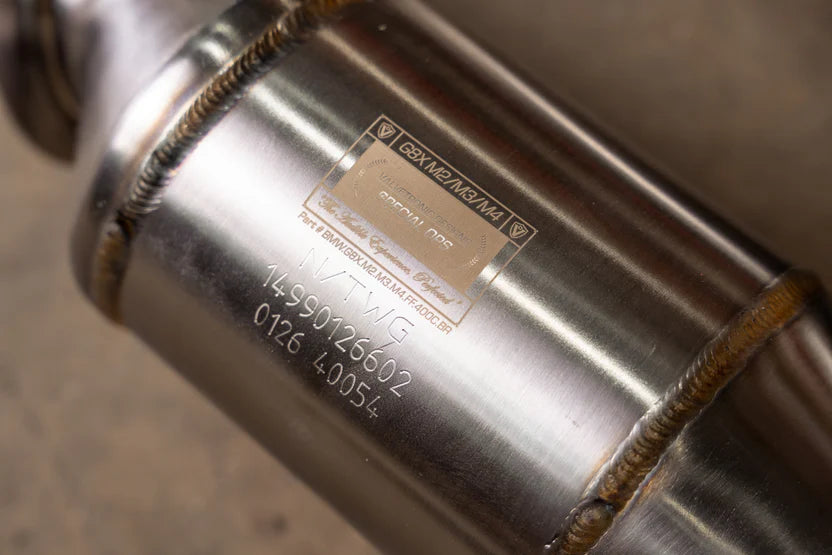 Valvetronic Designs - Stainless High-Flow Catted Downpipes (400 Cell) - BMW G8X M2/M3/M4